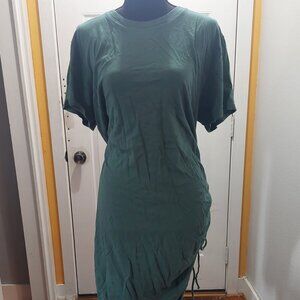 Teal T-Shirt Style Dress